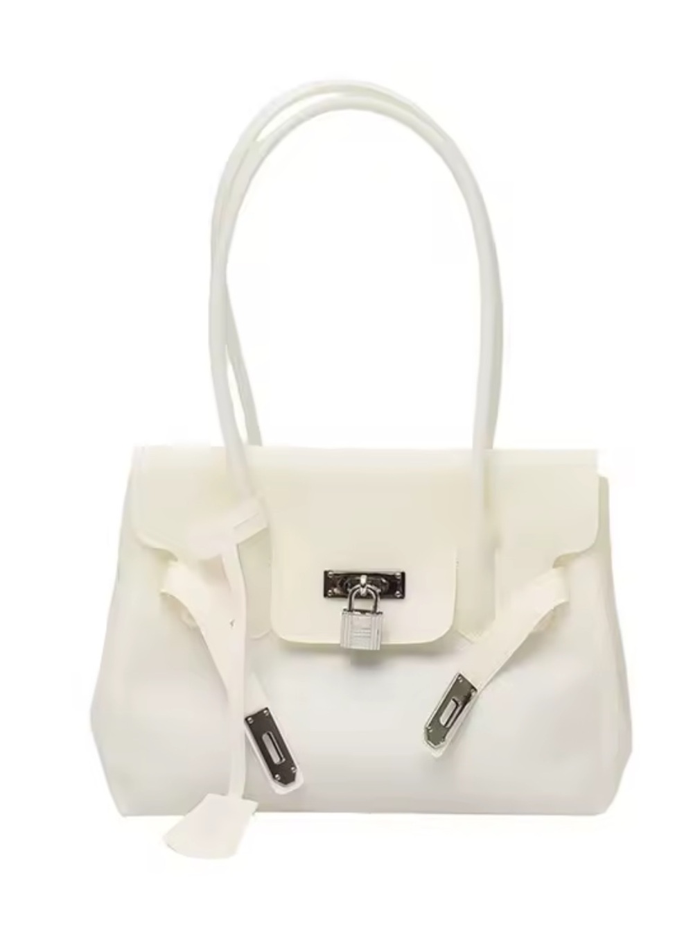 New Kohl’s White Top-Handle Satchel 25cm length & 17cm height & 9cm width